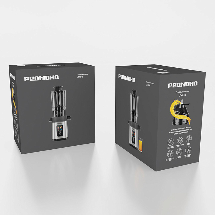 Соковыжималка шнековая РЕДМОНД J1408 - фото 2 - купить в интернет-магазине Редмонд