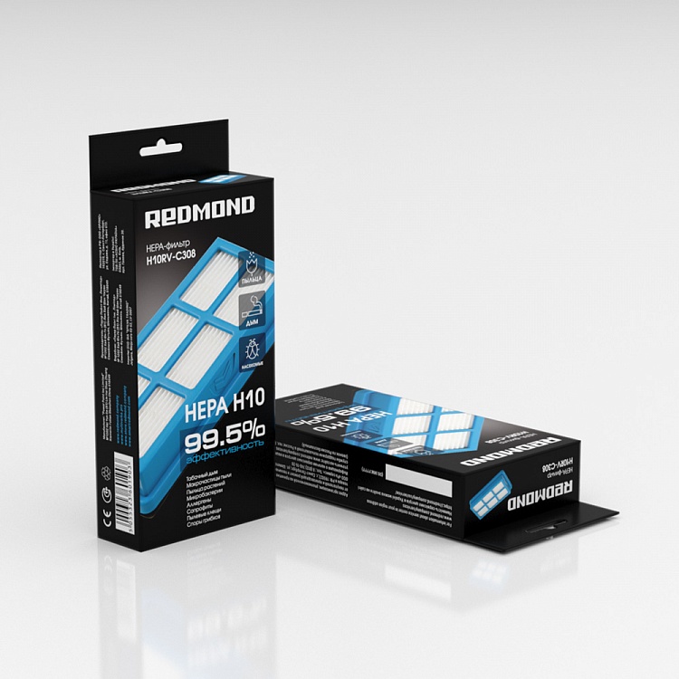Фильтр для пылесоса REDMOND H10RV-308 - фото 2 - купить в интернет-магазине Редмонд