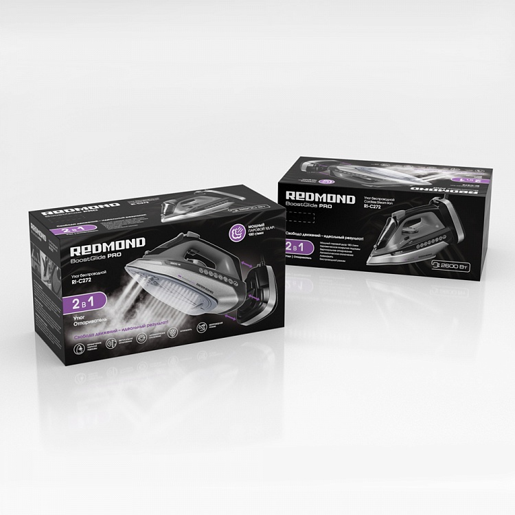 Утюг беспроводной REDMOND RI-C272 - фото 10 - купить в интернет-магазине Редмонд