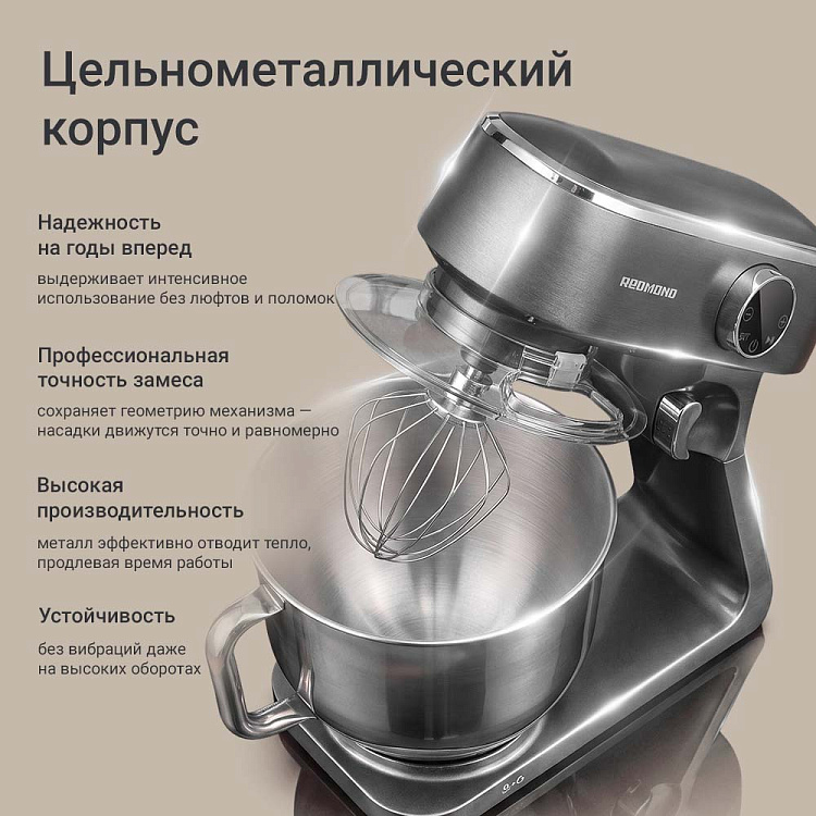 Планетарный миксер РЕДМОНД FM602 - фото 3 - купить в интернет-магазине Редмонд
