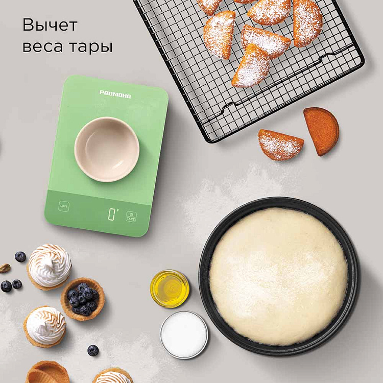 Весы кухонные РЕДМОНД SK1800 (зеленый) - фото 3 - купить в интернет-магазине Редмонд