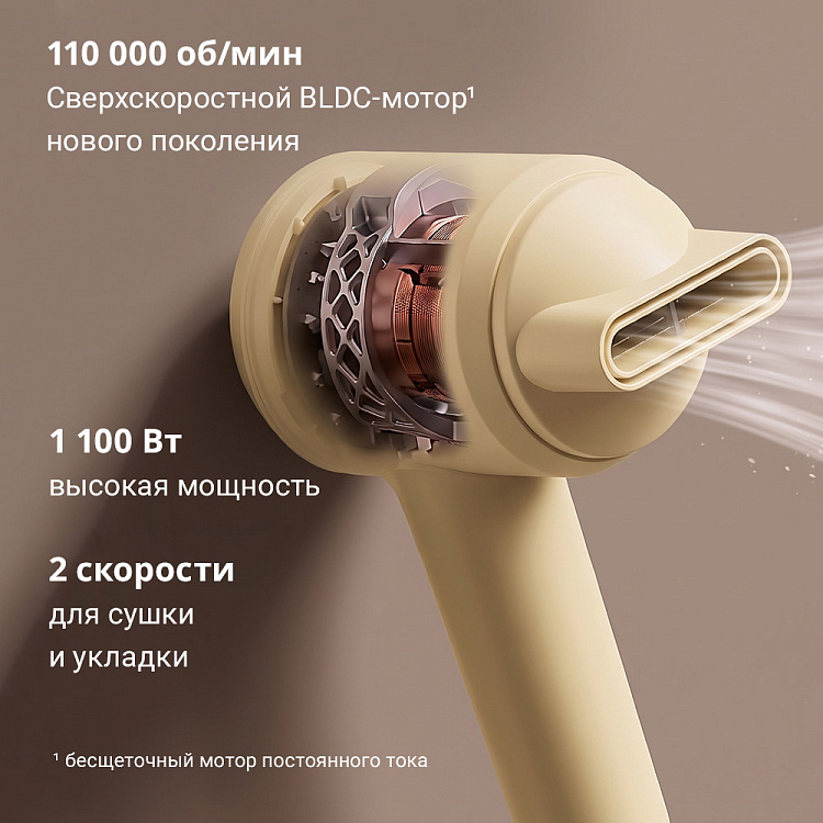 Фен РЕДМОНД HD1710 (желтый) - фото 3 - купить в интернет-магазине Редмонд