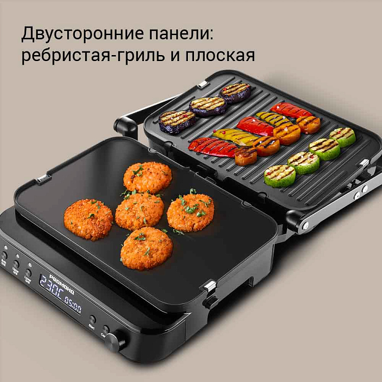 Гриль РЕДМОНД SteakMaster RGM-M819D (черный) - фото 3 - купить в интернет-магазине Редмонд