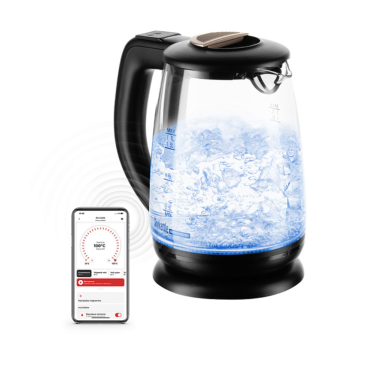 Умный чайник-светильник REDMOND SkyKettle G233S - фото 8 - купить в интернет-магазине Редмонд