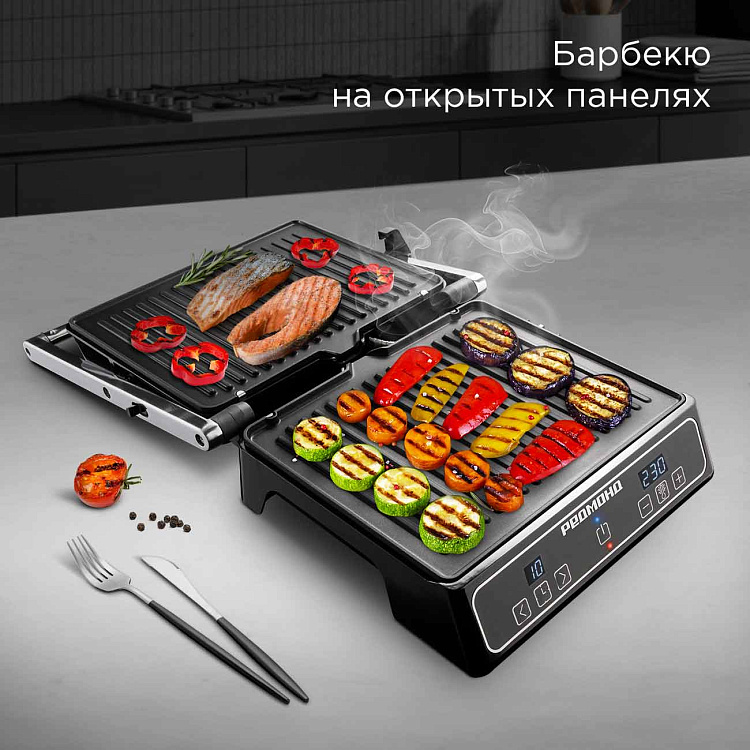 Гриль РЕДМОНД SteakMaster GM309 - фото 8 - купить в интернет-магазине Редмонд