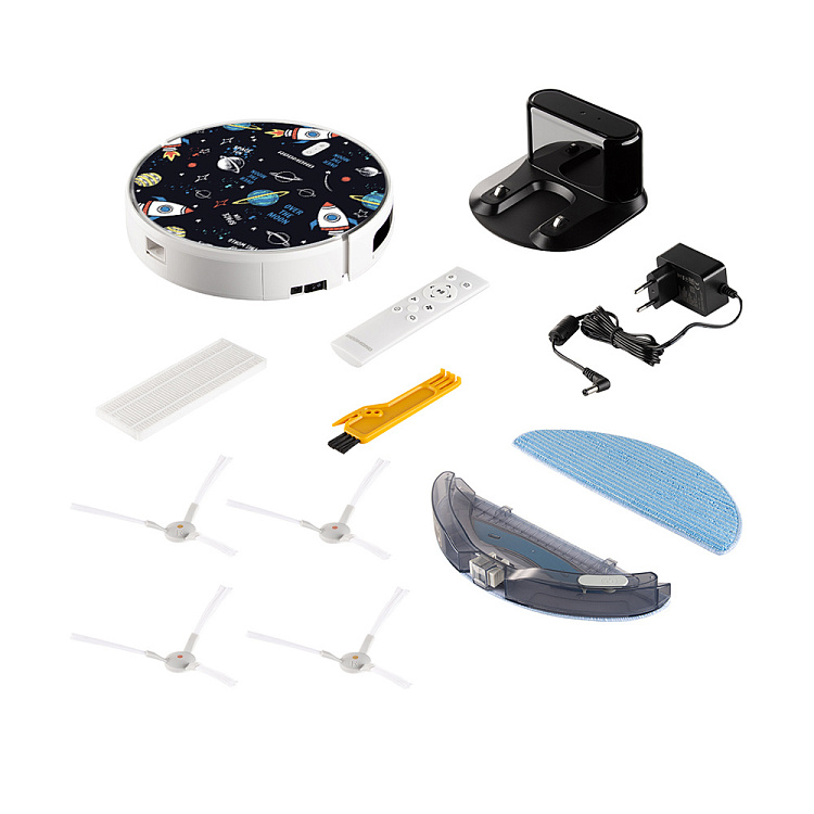 Умный робот-пылесос REDMOND RV-R640S WiFi (космос) - фото 9 - купить в интернет-магазине Редмонд