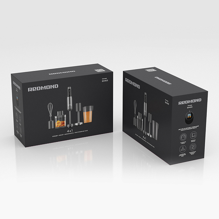 Блендер REDMOND BH403 (серый) - фото 12 - купить в интернет-магазине Редмонд