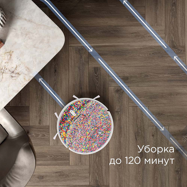 Умный робот-пылесос REDMOND RV-R640S WiFi (мозаика) - фото 7 - купить в интернет-магазине Редмонд