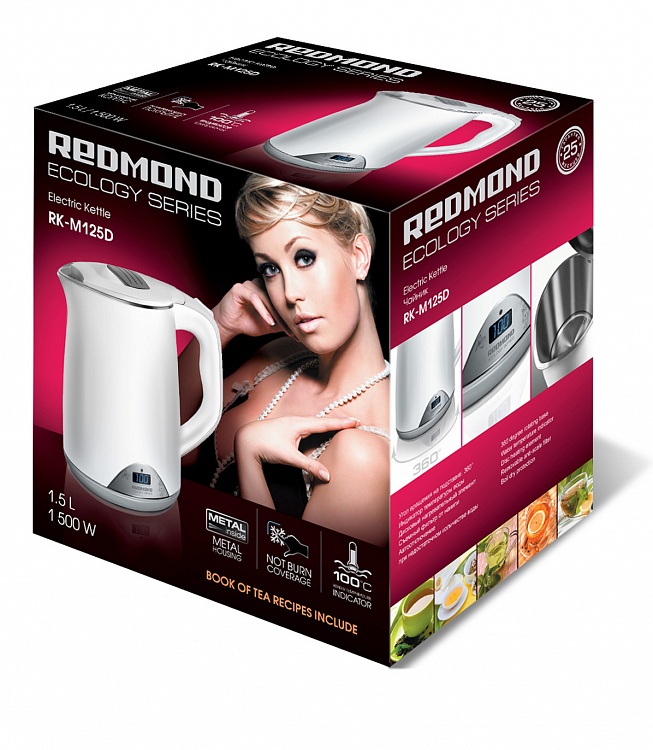 Электрический чайник REDMOND RK-M125D - фото 7 - купить в интернет-магазине Редмонд
