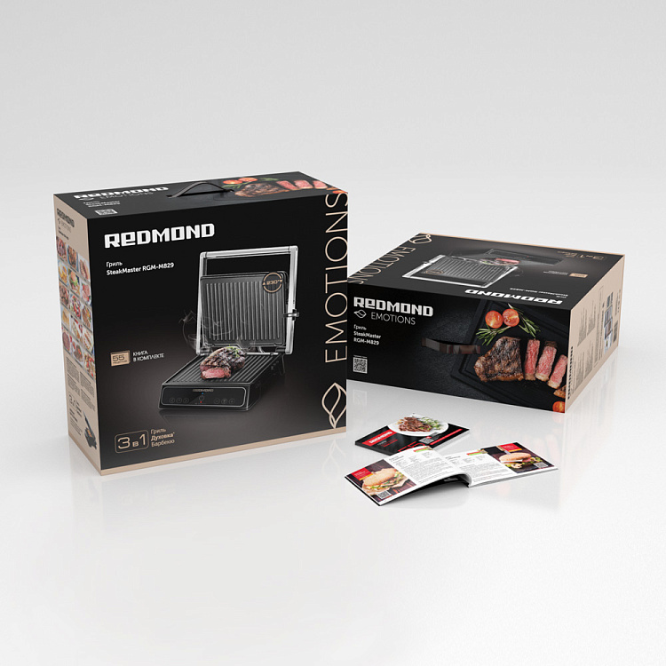 Гриль РЕДМОНД SteakMaster RGM-M829 - фото 12 - купить в интернет-магазине Редмонд