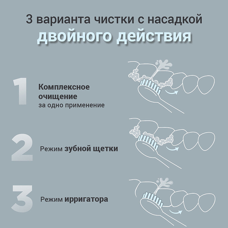 Центр зубной РЕДМОНД YR4503 (черный) - фото 4 - купить в интернет-магазине Редмонд